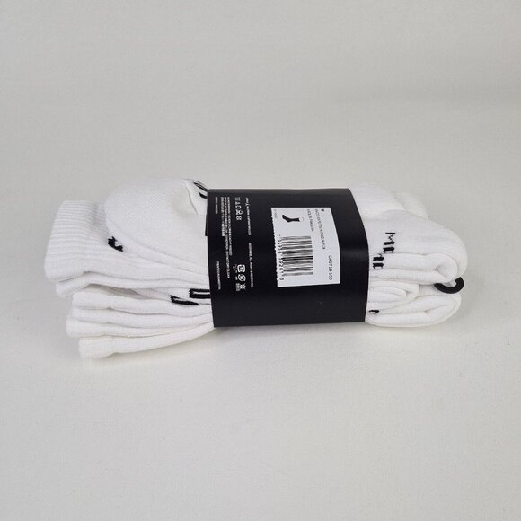Jordan Essential Crew 3 Pack Socks Dri-Fit White - Picture 7 of 7